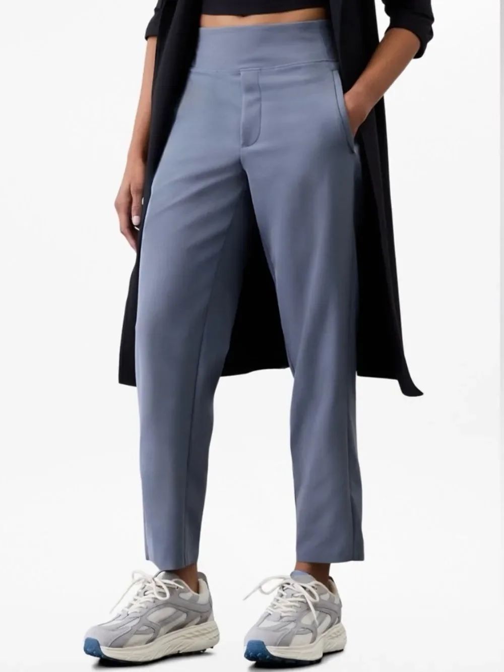 Athleta Endless High Rise Trouser Pant Shadow Blue Womens 4